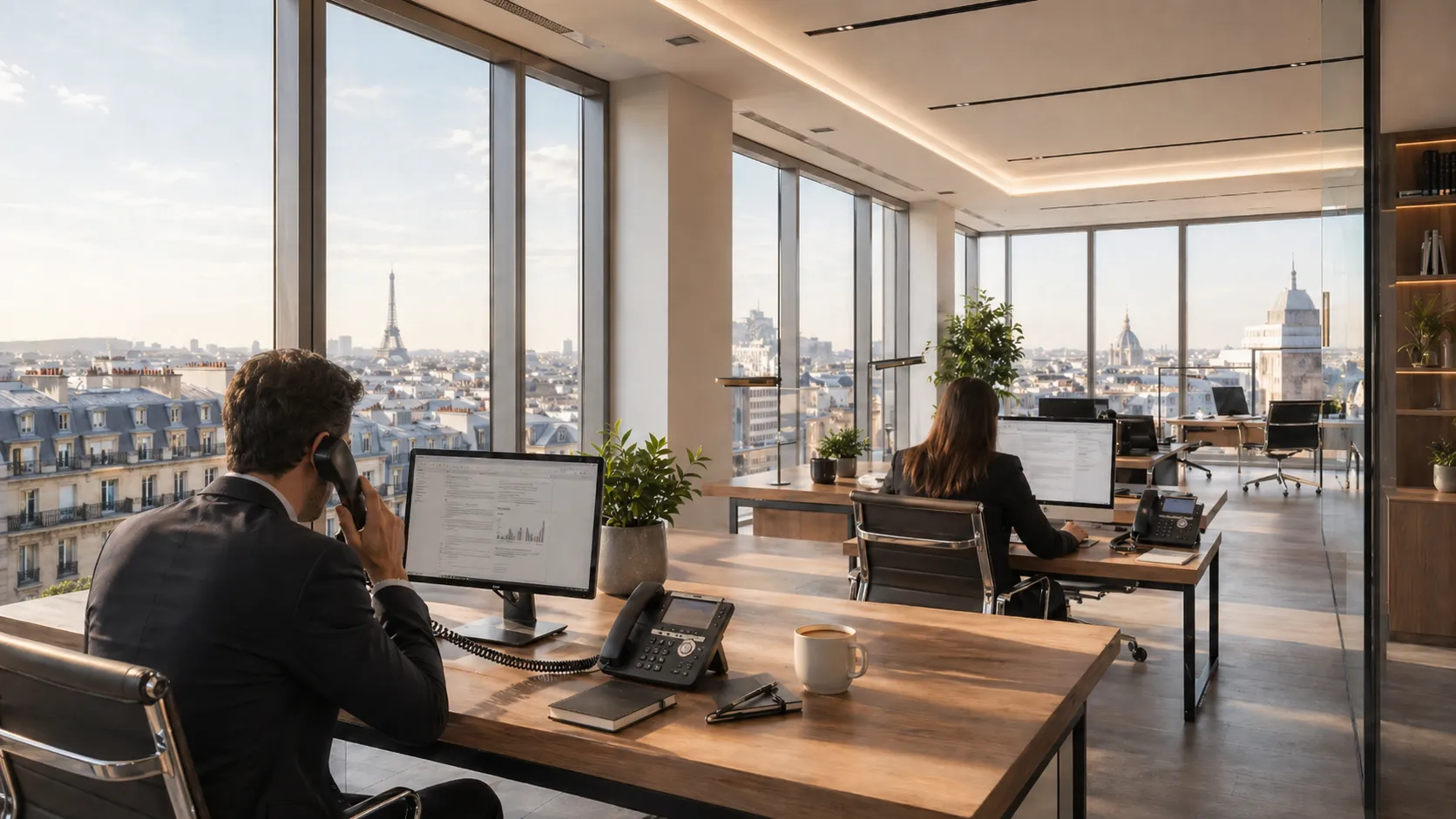 Étude et analyse des dossiers Bureau professionnel illustrant l'analyse rigoureuse des contrats de mutuelle et le suivi administratif des clients
