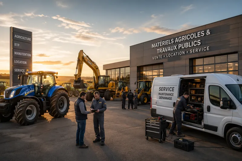 Convention collective Travaux publics SDLM 2026 (IDCC 1404) — Mutuelle santé obligatoire, garanties et tarifs régime général pour concessionnaires agricoles, distributeurs d'engins de chantier, loueurs BTP, spécialistes de la manutention et ateliers de maintenance technique