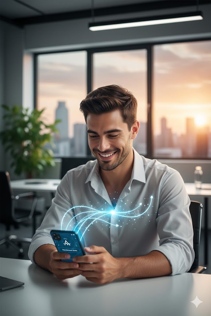 [Image d'une application mobile santé]